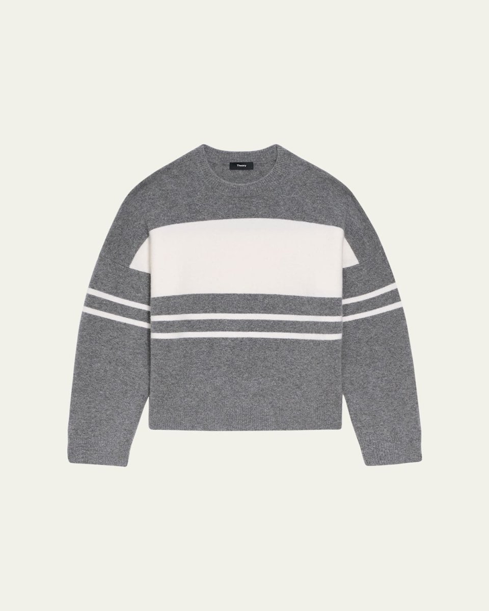 Colorblock Wool Sweat